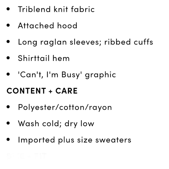 Torrid Top "Can't I'm Busy" Gray Camo Size 0 Large 12 Long Sleeve Hoodie Tee NWT - Picture 3 of 16